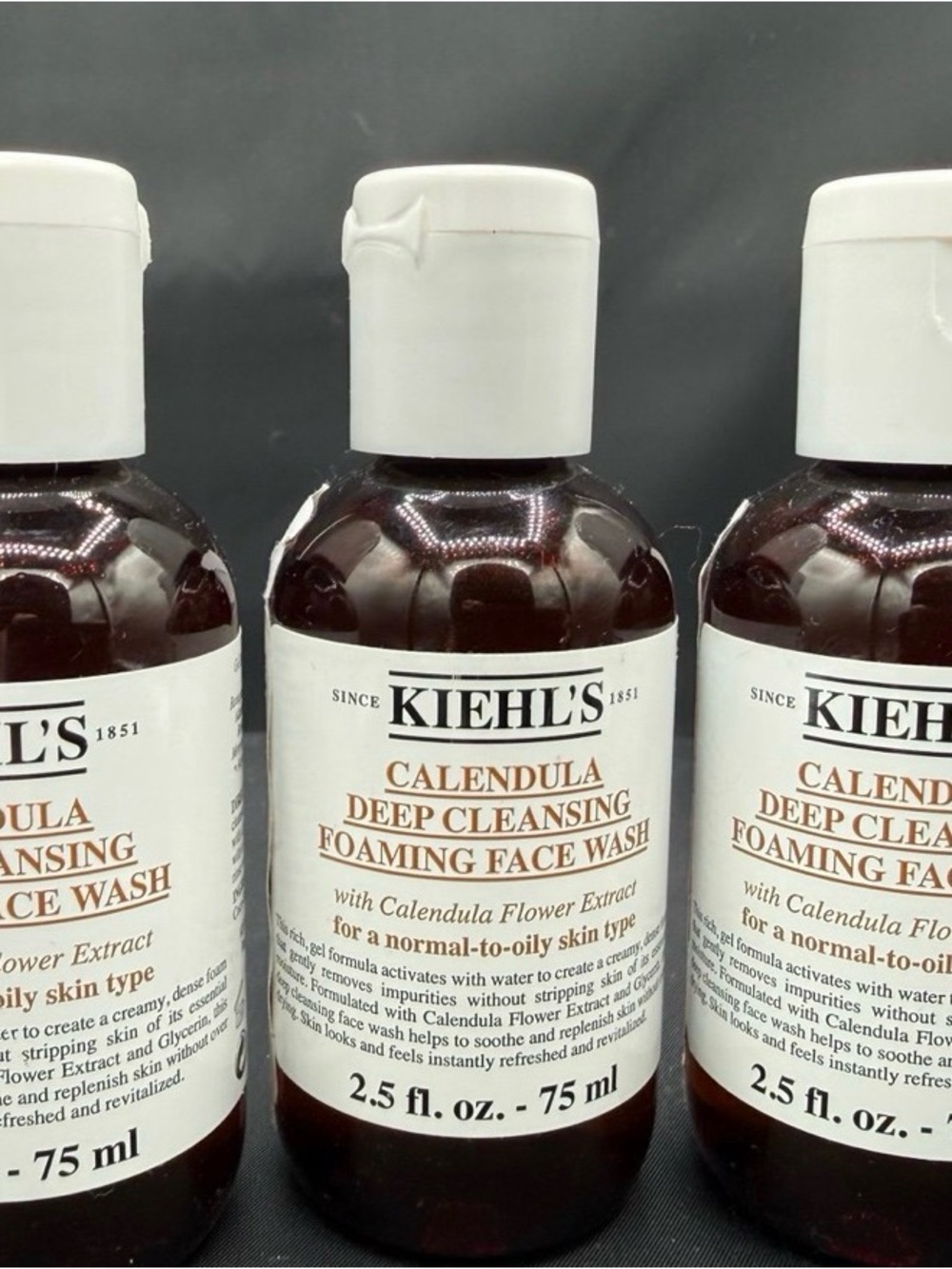 Kiehl's Brown and White Calendula Deep Cleansing Foaming Face Wash NEW & SEALED